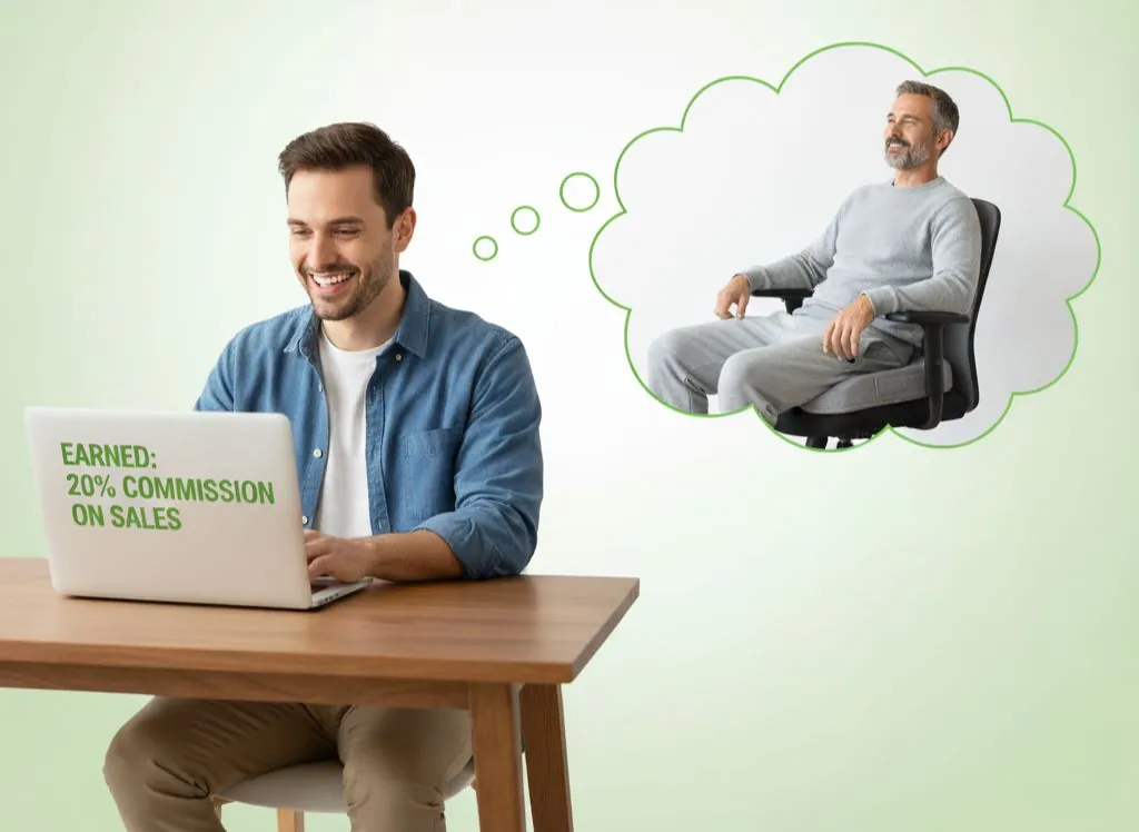 iCanSit ergonomic cushion hero – clean lifestyle scene, no text